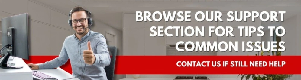 customer support banner