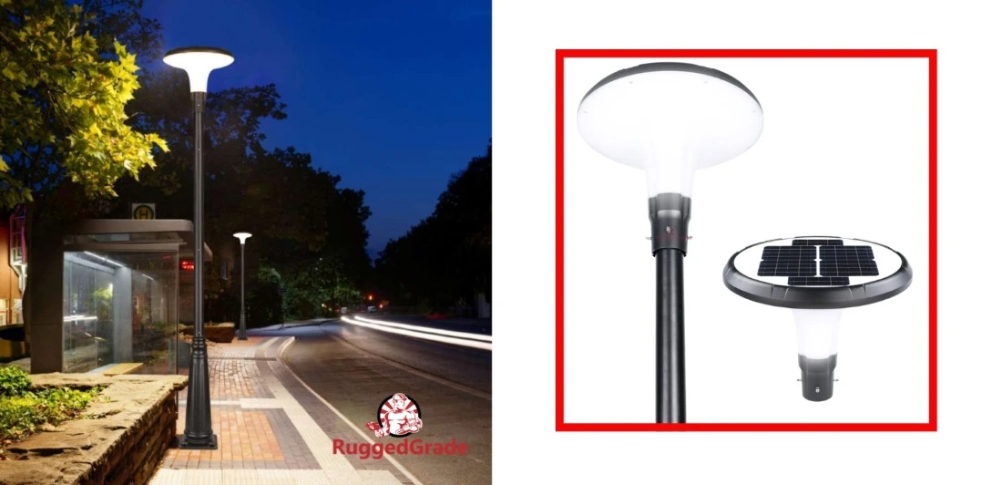 LED Post Top Solar Lights