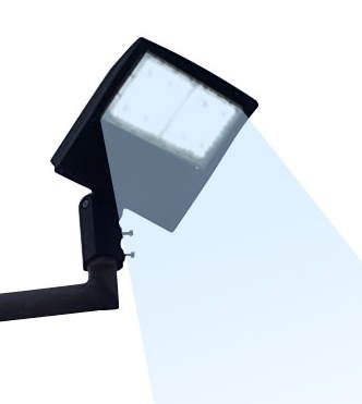 60 Degree Sports Light - 150 Watt LED NextGen III LED Lights - Narrow Beam Spot Light for Long Distance - 21,000 Lumen - 5000K - Slip Fit Mount - WITH photocell 