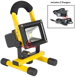 10 Watt LED Flood light   800 Lumens  Portable LED Work Light -Yellow