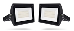 Hetria Lighting - Luri Series - 17,250 Lumens - 150 Watt - LED Flood Light - Flood Mount - 5000K - Pack of 2