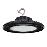 150 Watt LED High Bay UFO Black Ring Series Lights - 21,000 Lumens - DLC Premium Verified - 5000K