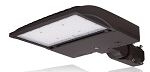 150 Watt LED NextGen III Parking Lot Lights - 21,000 Lumen - 5000K - Slip Fit Mount - Without photocell - BROWN