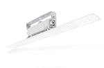 200W Class I Div II LED Light 1 - angled view, white, powder-coated led stadium light featuring adjustable yoke mount