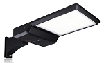 300W LED Parking Lot Light 1 - angled view, black, rectangular housing with integrated led array, adjustable slip fitter