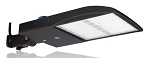 42,000 Lumen - 300 watt NextGen III LED Shoebox Lights - Dimmable - With Photocell - YM Yoke Trunnion Mount - 10KV Surge 