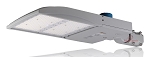 42,000 Lumen - 300 watt NextGen III LED Shoebox Lights - Dimmable - With Photocell - SLIP FIT Mount -10KV Surge- SILVER GRAY Color