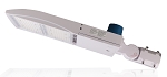 300W LED Street Light 1 - angled view, white, sleek aerodynamic housing design with integrated led array visible