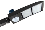 MOTION SENSOR - 300 Watt LED NextGen II Shoebox Lights - 40,000 Lumen - 5000K - Slip Fit Mount - Title 24 Compliant