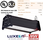 50 watt Linear High Bay - 135 Lumens to Watt - 5000K