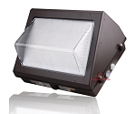 Battery Backup - 60 Watt LED Wall Pack with 90 minute emergency power driver - 8,700 Lumens - 5000K  - Durado III Series  - With Photocell