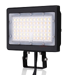 80 Watt - Kivo II Series - LED Flood Light - 11,600 Lumens - Color Selectable 30K/40K/50K - High Efficiency 145 Lumen to Watt - Yoke Mount 