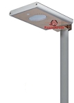 8 Watt -LED solar Wall light - Solar Street Light - up to 900 Lumen - Professional Grade Street Solar Light - Solar Powered with Lithium Ion Battery Included