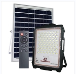5,000 Lumens - 200Watt Cobalt OS Series Solar Motion Flood Light - Solar LED Floodlight  - Remote Controlled or Auto Modes - 6,000K Daylight White