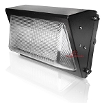 100 Watt LED Wall Pack Light  - Glass Lens -13,000 Lumens- High Efficiency 125 Lumen to Watt- 5000K