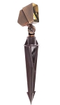 4W LED Landscape Pathway Light 1 - angled view, bronze/copper finished led flood light fixture shown in angled studio shot
