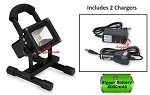 20watt portable flood light black