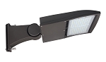 High Voltage 277-480V - 150 Watt LED NextGen II Parking Lot Lights - 20,000 Lumen - 5000K - ARM Mount - Brown