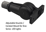 Conduit Threaded Mount / Knuckle Mount for 30 to 50 Watt Kivo LED Flood Lights