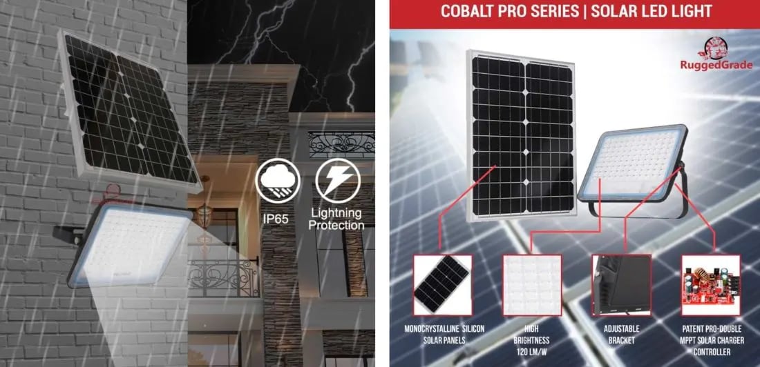 LED Solar Flood Lights